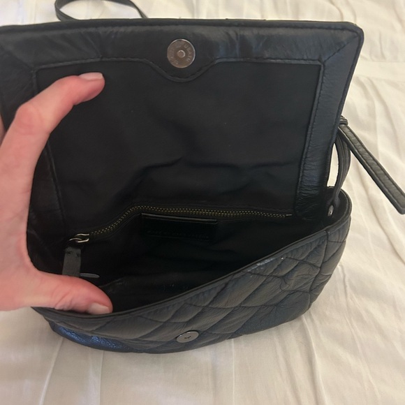 Marc by Marc Jacobs Black Leather Quilted Juli Crossbody - Picture 6 of 7